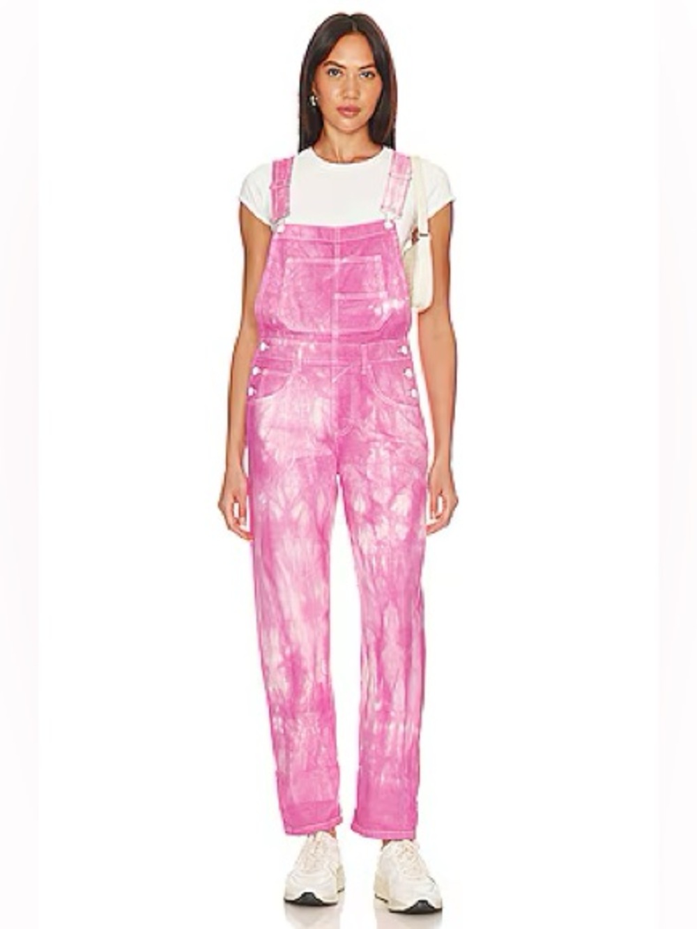 Free People We the Free Collection Ziggy Denim Overalls In Electric Bouquet